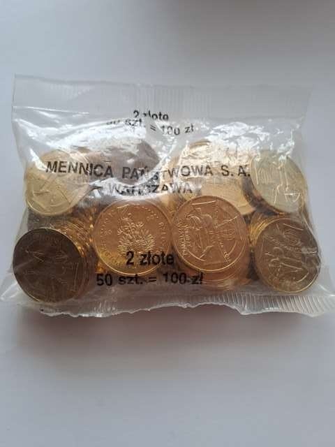 2 zł Rocznica Wojny Światowej 2005 r worek 50 szt