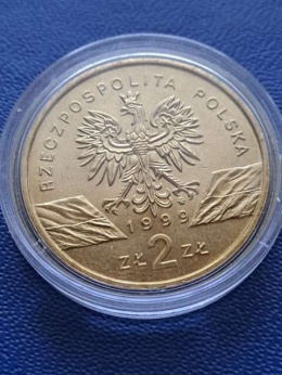 2 zł Wilk 1999 r