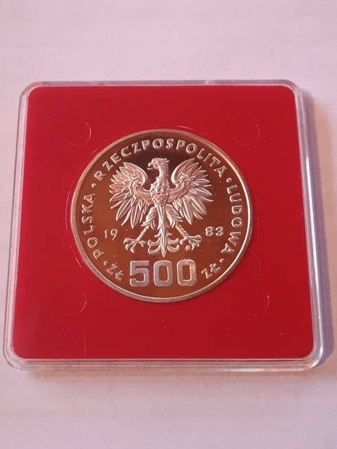 500 zł Igrzyska Los Angeles 1983 r próba