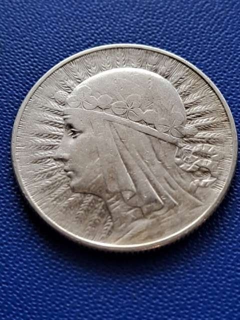 5 zł Głowa Kobiety 1933 r