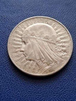 5 zł Głowa Kobiety 1934 r
