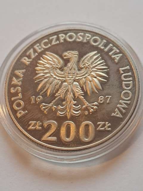 200 złotych M . Europy w piłce nożnej 1987 r