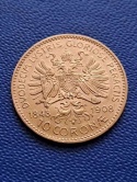 Austria 10 Koron 1848 - 1908 r