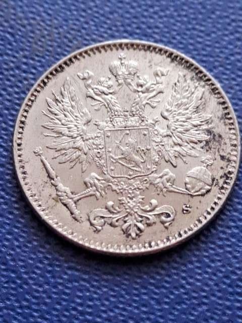 Finlandia 50 Pennia Mikołaj II 1916 r
