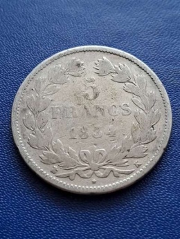 Francja 5 Franków Louis Philippe I 1834 r