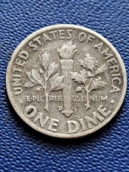 USA 10 Centów Roosevelt 1954 r D