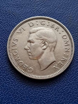 Wielka Brytania 1 Szyling Jerzy VI 1945 r