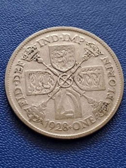 Wielka Brytania 1 Florin Jerzy V 1928 r