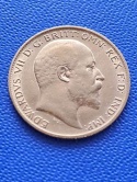 Wielka Brytania 1/2 Suwerena Edward VII 1906 r