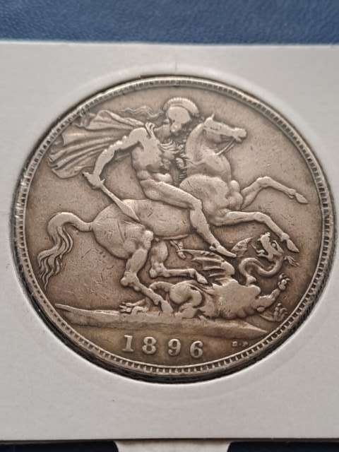 Wielka Brytania 1 Korona Victoria 1896 r