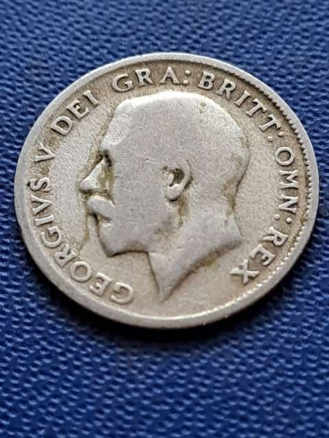 Wielka Brytania 6 Pensów Jerzy V 1920 r