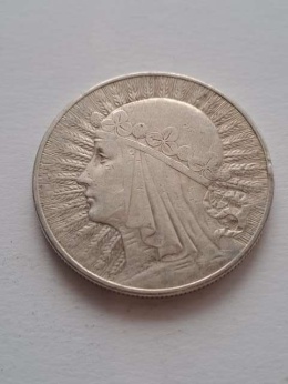 10 zł Głowa Kobiety 1933 r