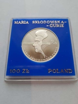 100 zł Maria Skłodowska Curie 1974 r