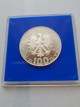 100 zł Maria Skłodowska Curie 1974 r