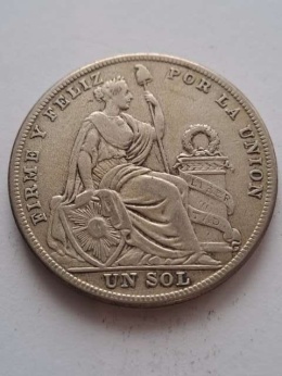 Peru Un Sol 1925 r