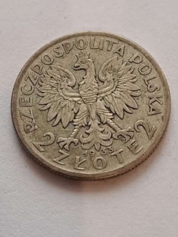 2 zł Głowa Kobiety 1933 r