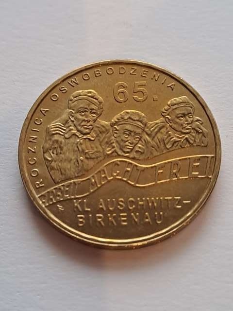 2 zł Auschwitz Birkenau 2010 r