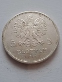 5 zł Sztandar 1930 r