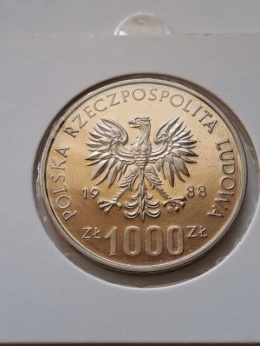 1000 zł Mistrzostwa Świata Włochy 1988 r nikiel