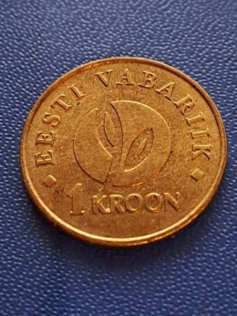 Estonia 1 Kroon 2008 r