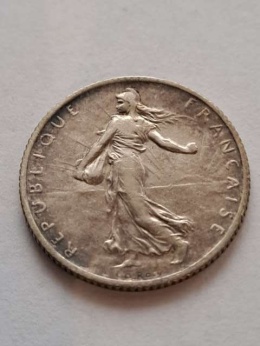 Francja 1 Frank Trzecia Republika 1914 r