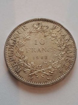 Francja 10 Franków Herkules 1968 r