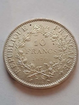 Francja 10 Franków Herkules 1970 r