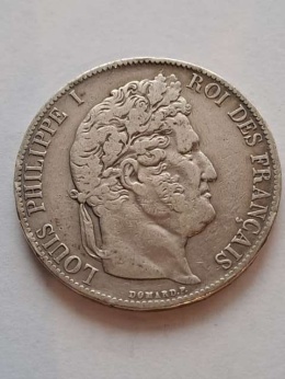 Francja 5 Franków Louis Philippe I 1847 r