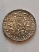 Francja 50 Centimes 1918 r