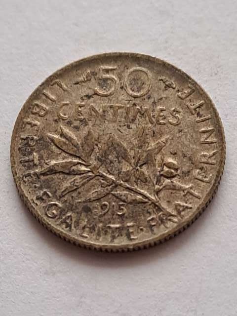 Francja 50 Centimes 1915 r