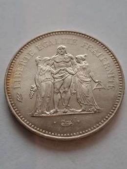 Francja 50 Franków Herkules 1976 r
