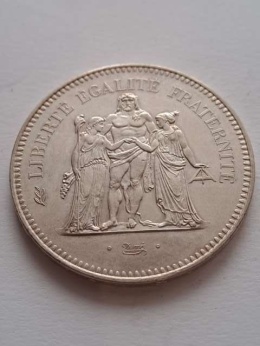 Francja 50 Franków Herkules 1975 r