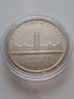 Kanada 1 Dolar Królewska Wizyta 1939 r