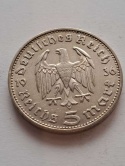 Niemcy 5 Marek Hindenburg 1936 r J