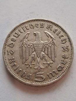 Niemcy 5 Marek Hindenburg 1935 r D