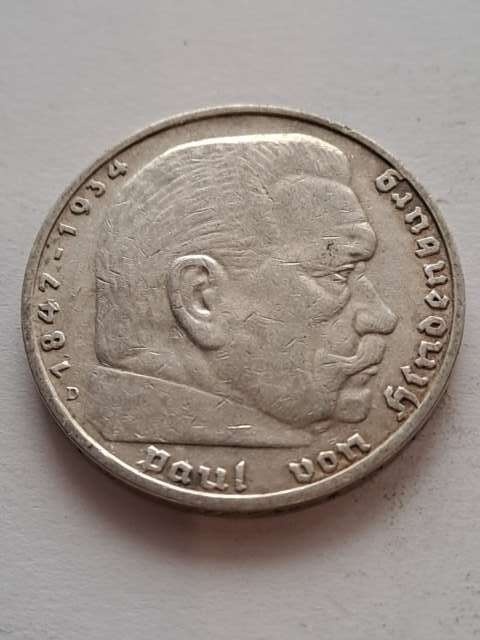 Niemcy 5 Marek Hindenburg 1935 r D