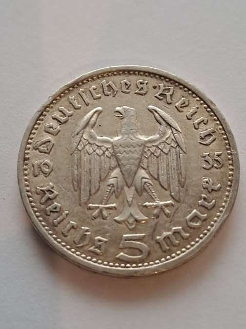 Niemcy 5 Marek Hindenburg 1936 r G