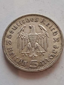 Niemcy 5 Marek Hindenburg 1935 r A