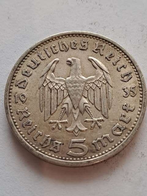 Niemcy 5 Marek Hindenburg 1935 r A