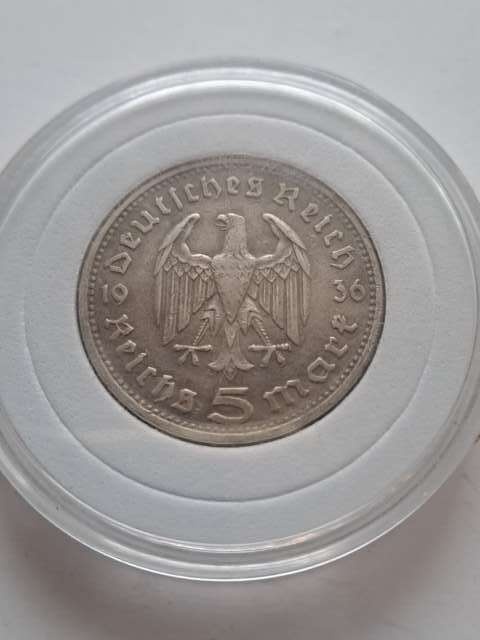 Niemcy 5 Marek Hindenburg 1936 r A