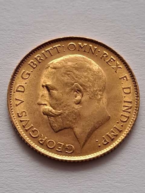 Wielka Brytania 1/2 Suwerena Jerzy V 1926 r