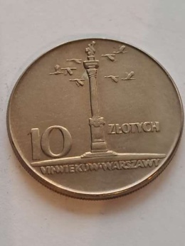 10 zł Kolumna Zygmunta Duża 1965 r