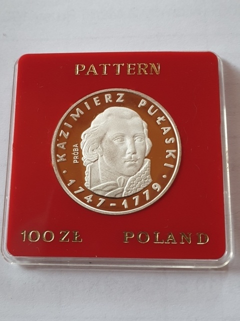 100 zł Kazimierz Pułaski 1976 r próba