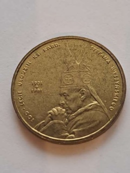 2 zł Kardynał Wyszyński 2001 r
