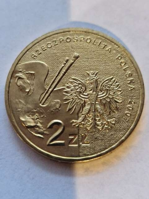2 zł Leon Wyczółkowski 2007 r