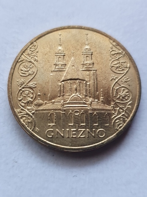 2 zł Miasta Historyczne Gniezno 2005 r