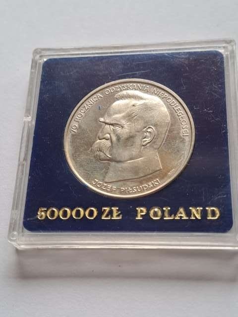 50 tys Józef Piłsudski 1988 r