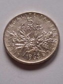 Francja 5 Franków 1963 r
