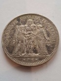 Francja 5 Franków Herkules 1876 r
