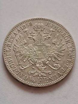 Austria 1/4 florena Franciszek Józef I 1858 r